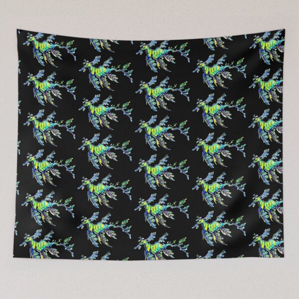 Item preview, Leafy Sea Dragon on Black designed and sold by Linda Callaghan.