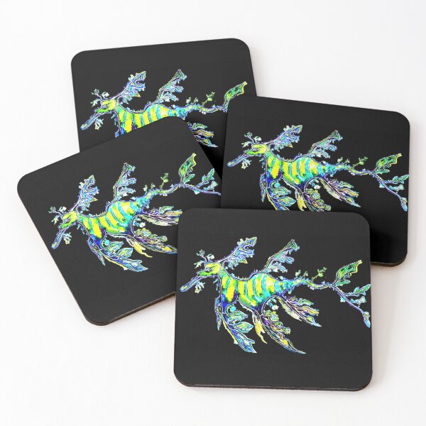 Item preview, Leafy Sea Dragon on Black designed and sold by Linda Callaghan.