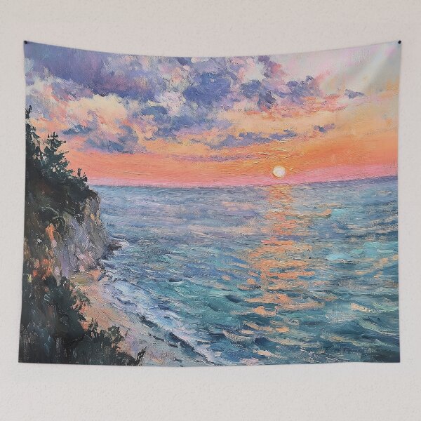 Item preview, The Golden Embrace of the Tides designed and sold by Serene-Scenes.