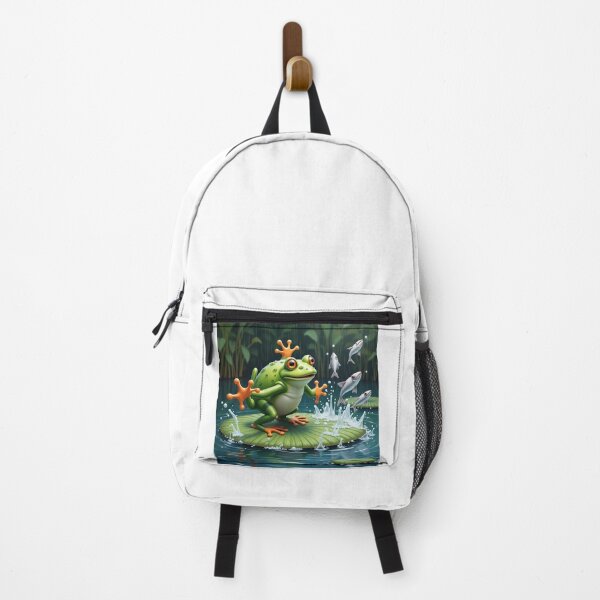 Item preview, Oops! Slippery Leap – Funny Frog Belly Flop designed and sold by Srahul.