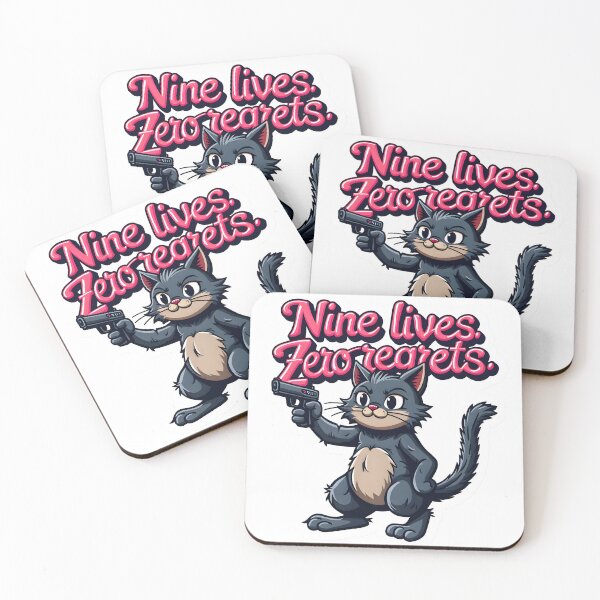 Item preview, Nine Lives Zero Regrets designed and sold by Enspiretiveart.