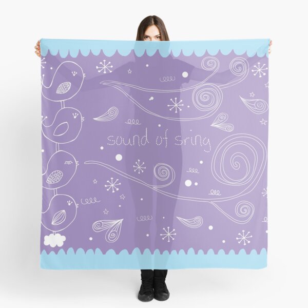 Item preview, Sound of Spring – Whimsical Birds and Doodle Pattern designed and sold by dearjunie.