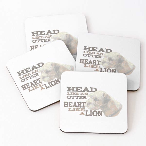 Item preview, Border Terrier Love - Head Like an Otter, Heart Like a Lion designed and sold by MoePark.
