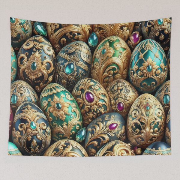 Item preview, Luxurious Easter Egg Pattern designed and sold by BobArtGallery.