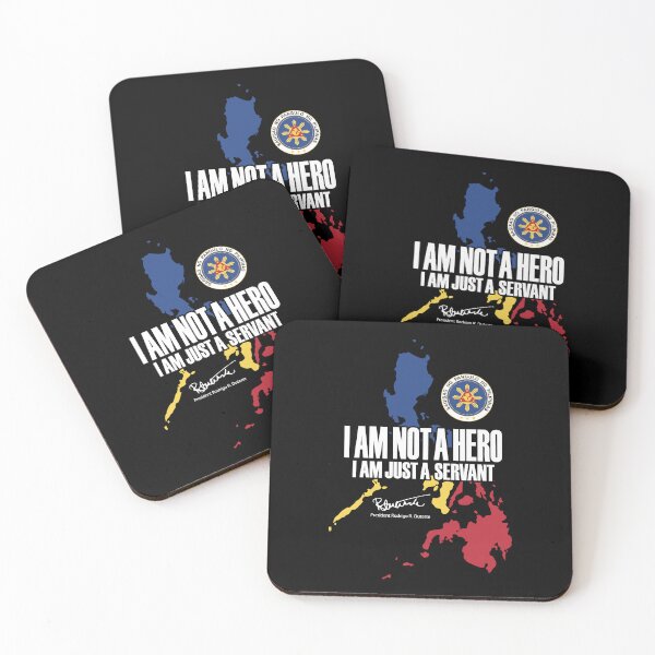 Item preview, I Am Not a Hero, I Am Just a Servant - Patriotic Rodrigo Duterte Design | Support Duterte ICC Trial | Philippine Pride designed and sold by Prints-N-Tees.