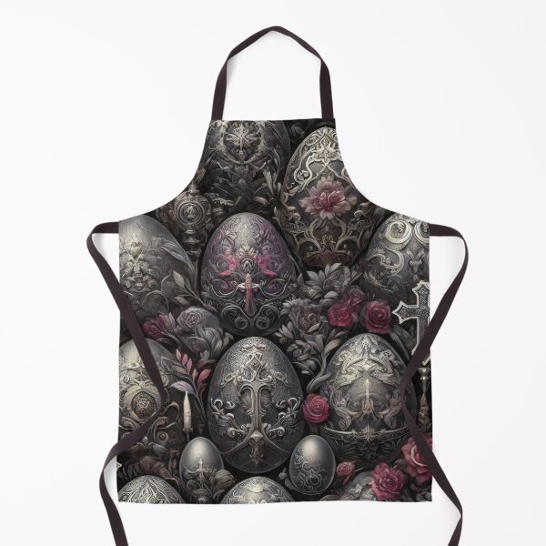 Item preview, Dark Gothic Easter Egg Pattern designed and sold by BobArtGallery.