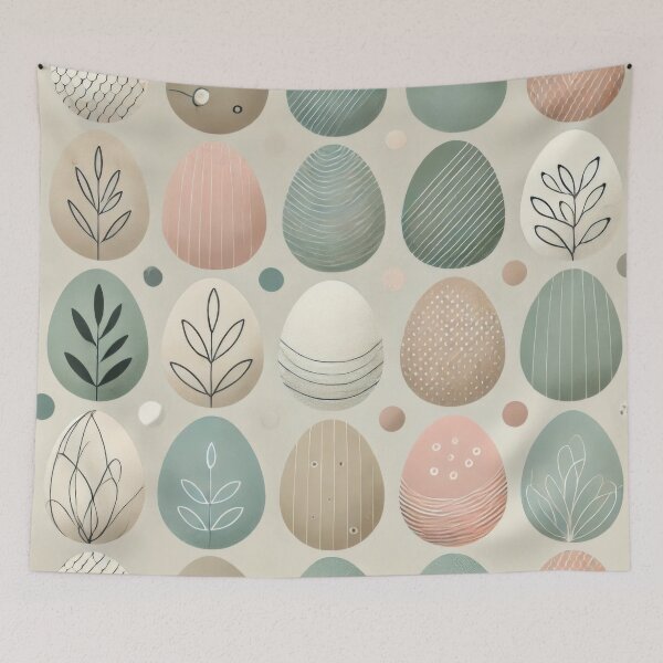 Item preview, Minimalist Easter Egg Pattern designed and sold by BobArtGallery.