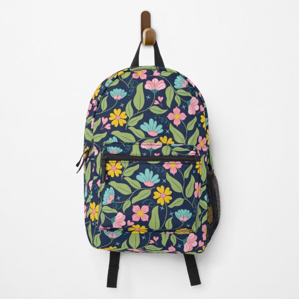 Item preview, Spring Floral Pattern on Dark Blue designed and sold by CJ Creations.