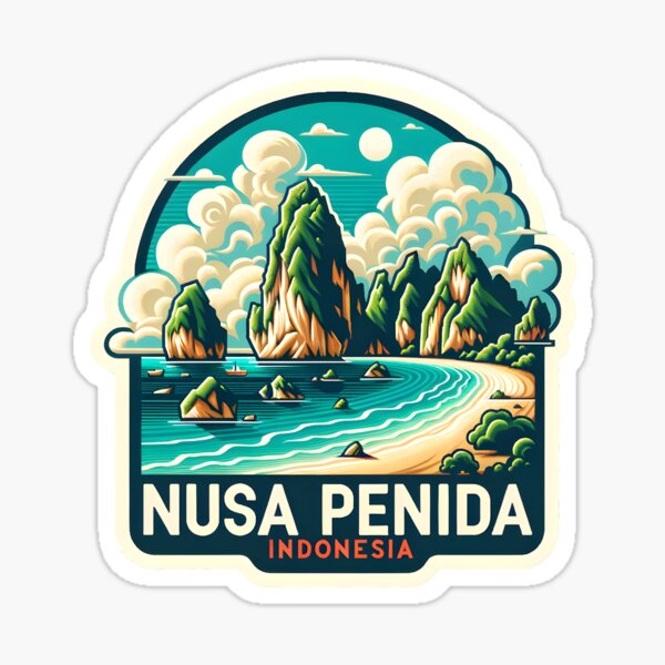 Aperçu de l'œuvre Nusa Penida Bali Indonésie créée et vendue par LoveLabDesign.