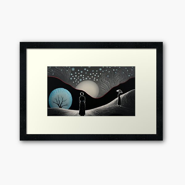 Item preview, Quiet night. designed and sold by 7WorldsAiShop.