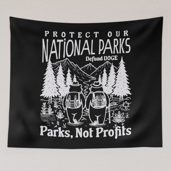 Item preview, Protect Our National Parks Vintage Bear designed and sold by GrulkeNedrow.