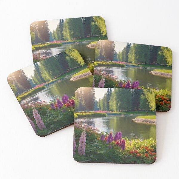 Item preview, Enchanting Floral Haven in a Beautiful Riverside Park designed and sold by BlareBlare.