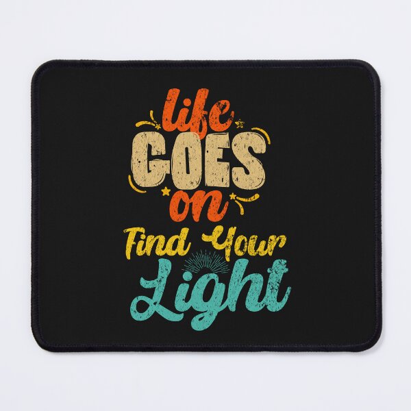 Item preview, Life goes on Typography designed and sold by RadiantRemix.