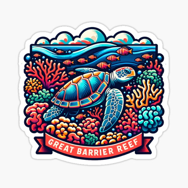 Artikel-Vorschau von Great Barrier Reef Australien, designt und verkauft von LoveLabDesign.