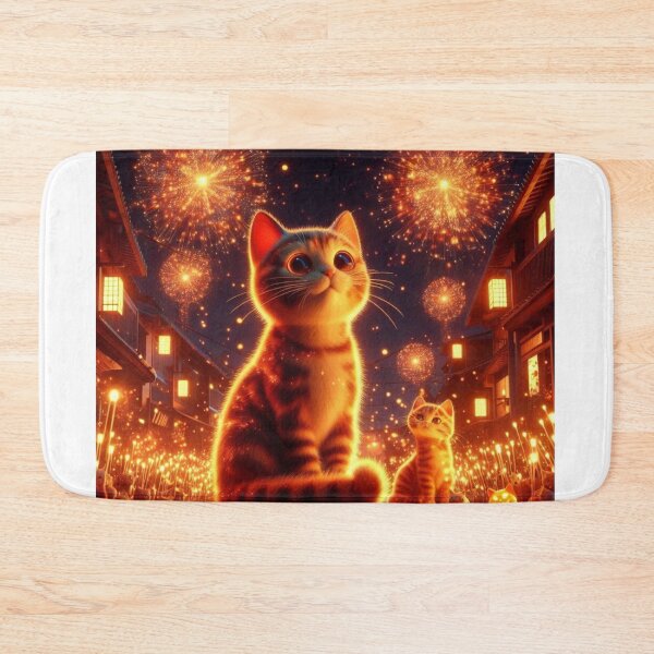 Item preview, Cat's Eye View: Fireworks at Work in a Magical Night designed and sold by choder61.