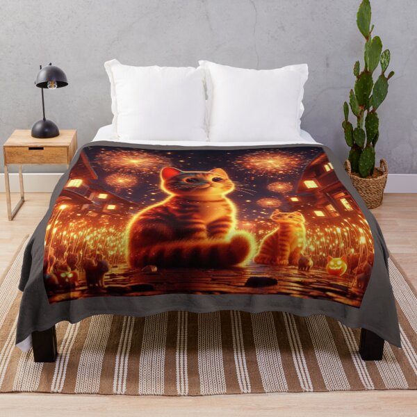 Item preview, Cat's Eye View: Fireworks at Work in a Magical Night designed and sold by choder61.