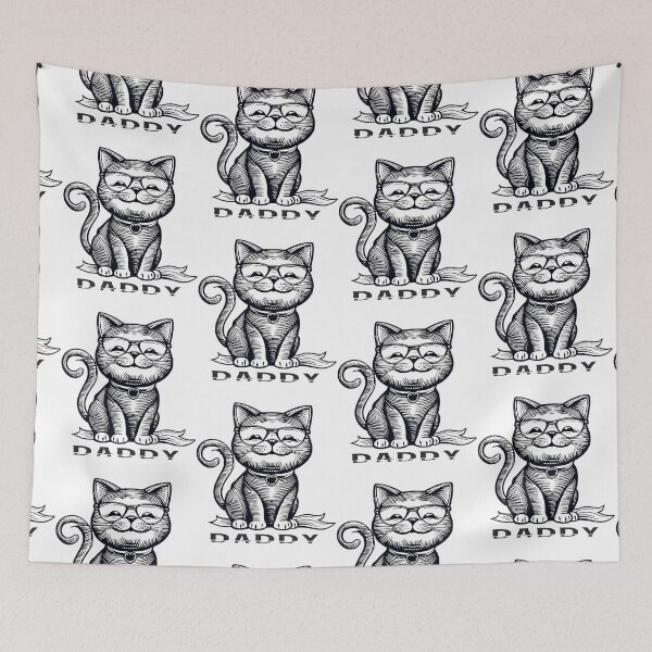 Item preview, Cool Cat Daddy T-Shirt – Funny Cat Lover Gift for Dads designed and sold by paknapat.