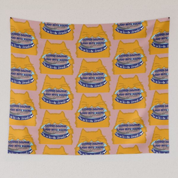 Item preview, Neko no Hige Collection:Salmon Can Chomp Chomp - Sky designed and sold by nanaronnicoron.