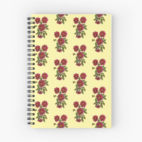 Item preview, Red dahlia pinnata original watercolor painting designed and sold by tintingouw.
