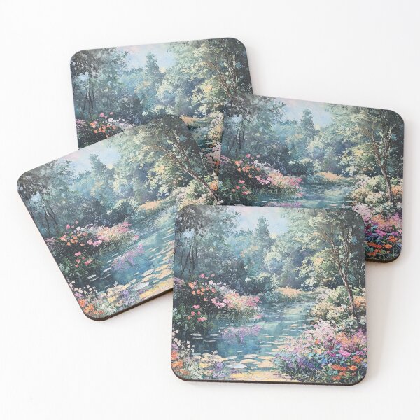 Item preview, Path Through the Garden Pond designed and sold by Serene-Scenes.