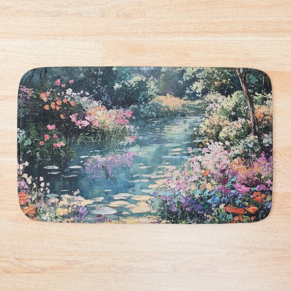 Item preview, Path Through the Garden Pond designed and sold by Serene-Scenes.