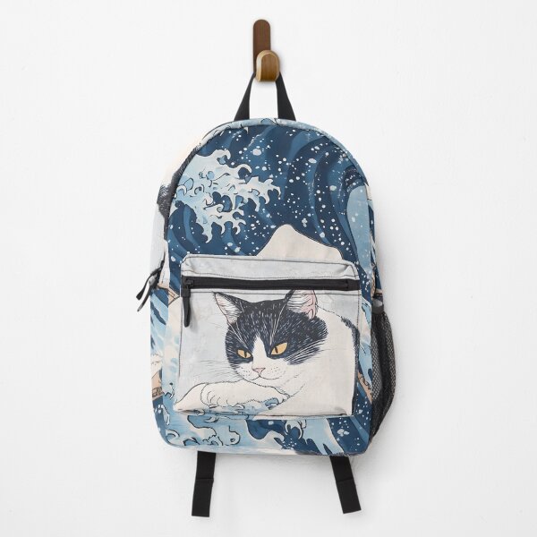 Item preview, Cat Surfs Artistic Wave designed and sold by Cat-Wave-Dream.
