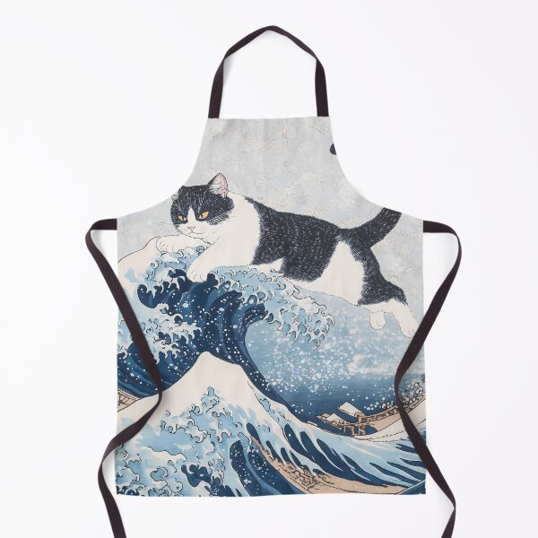 Item preview, Cat Surfs Artistic Wave designed and sold by Cat-Wave-Dream.