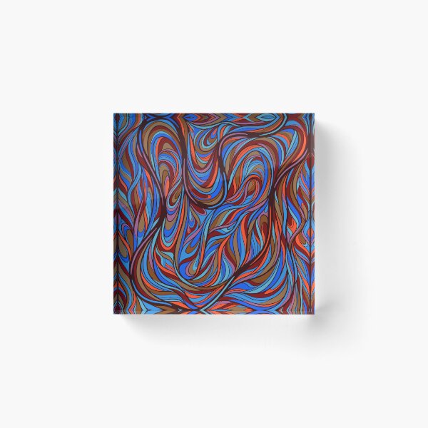 Item preview, Wavy colorful line art design designed and sold by DaveDanchuk.