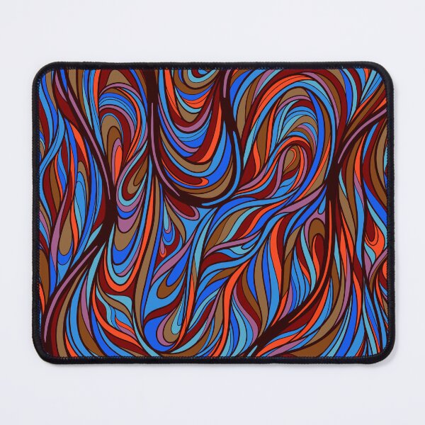 Item preview, Wavy colorful line art design designed and sold by DaveDanchuk.