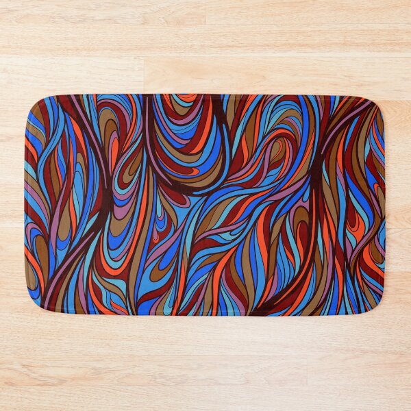 Item preview, Wavy colorful line art design designed and sold by DaveDanchuk.