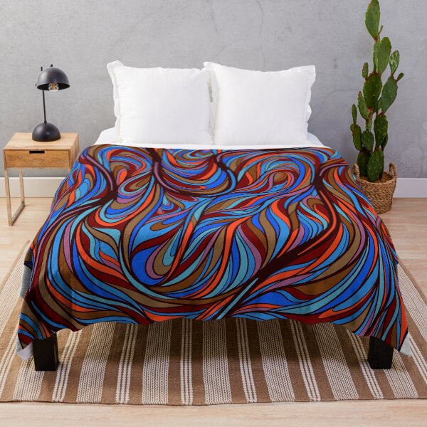 Item preview, Wavy colorful line art design designed and sold by DaveDanchuk.