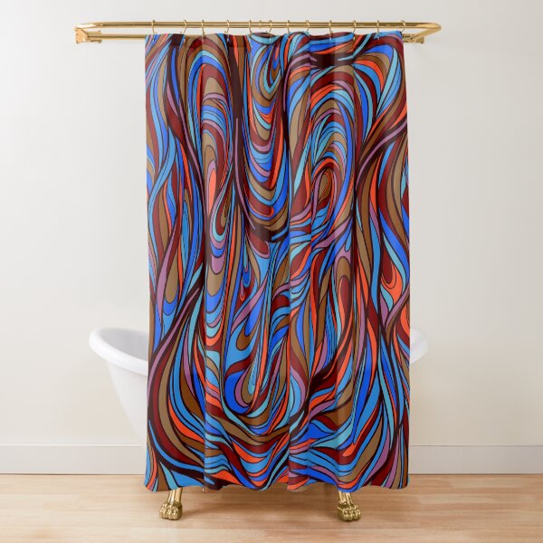 Item preview, Wavy colorful line art design designed and sold by DaveDanchuk.