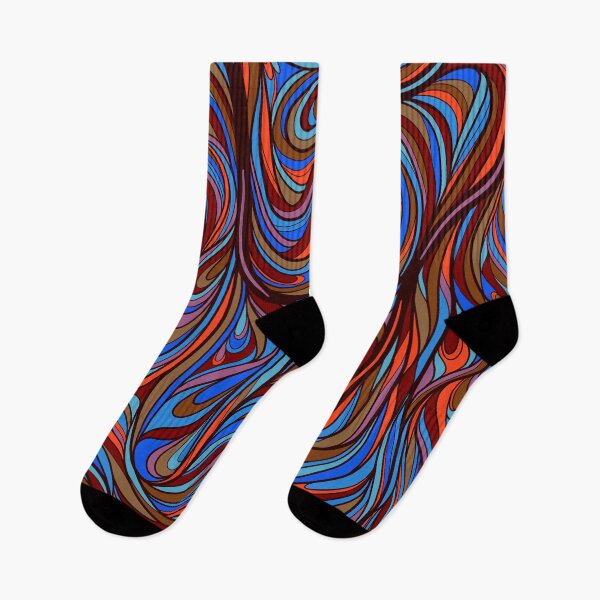 Item preview, Wavy colorful line art design designed and sold by DaveDanchuk.