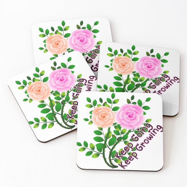 Item preview, Keep Going Keep Growing 2 Flowers designed and sold by bitebackcobbc.