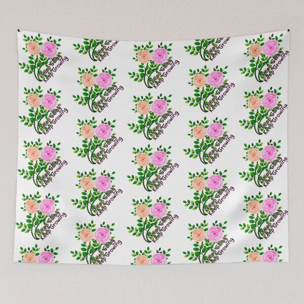 Item preview, Keep Going Keep Growing 2 Flowers designed and sold by bitebackcobbc.