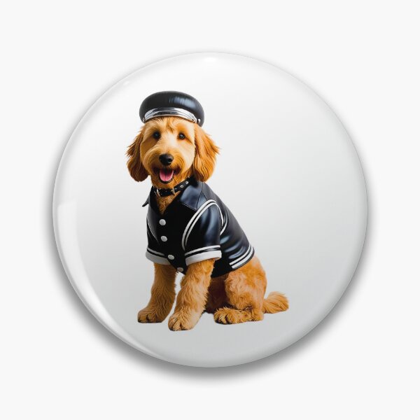 Item preview, 1950s Greaser Goldendoodle – Retro Cool Canine designed and sold by Fredster1966.