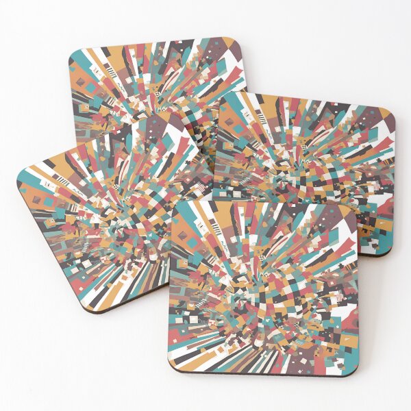 Item preview, Explosive Abstract Chaos - Dynamic Pixel Art designed and sold by WeirdSketcher.
