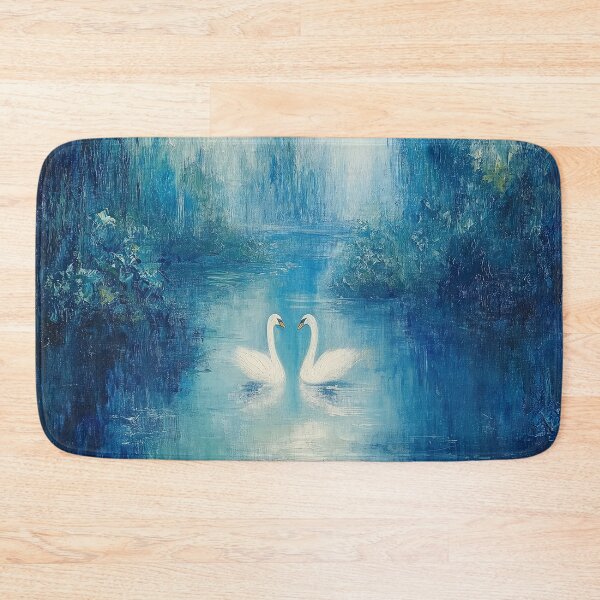 Item preview, Swans On the Misty Waters designed and sold by Serene-Scenes.