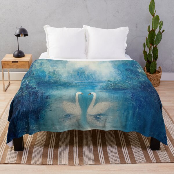 Item preview, Swans On the Misty Waters designed and sold by Serene-Scenes.