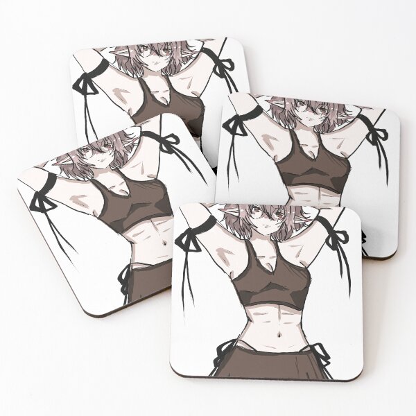 Item preview, Anime girl in workout fit designed and sold by MysticRacoon6.