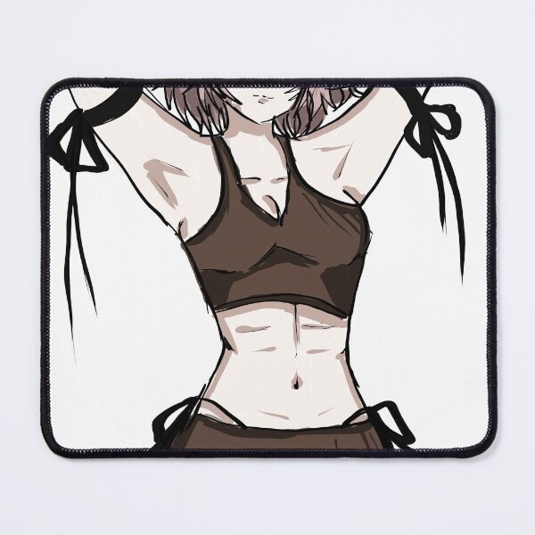 Item preview, Anime girl in workout fit designed and sold by MysticRacoon6.
