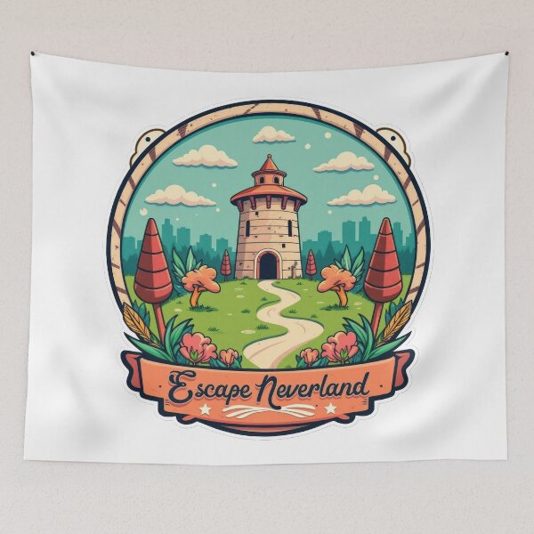 Item preview, Escape Neverland – Whimsical Fantasy Tower designed and sold by duke818.