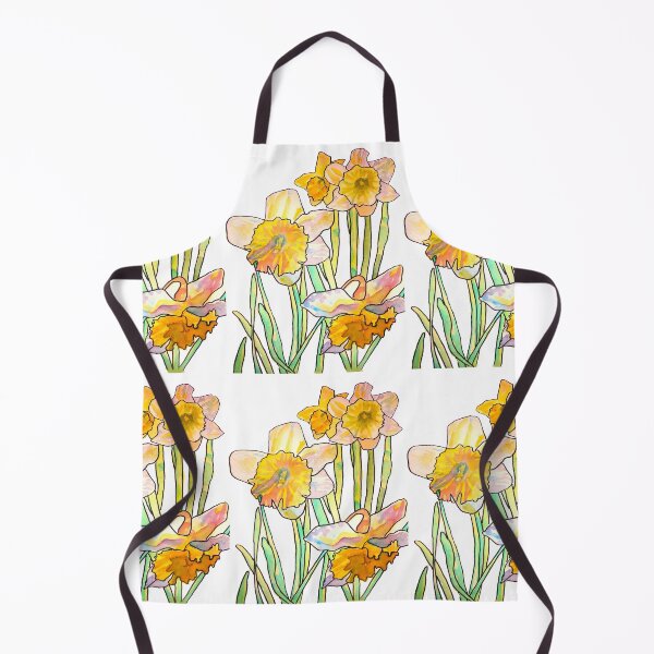 Item preview, Daffodil Watercolor Abstract Painting designed and sold by Sarah Rajkotwala.