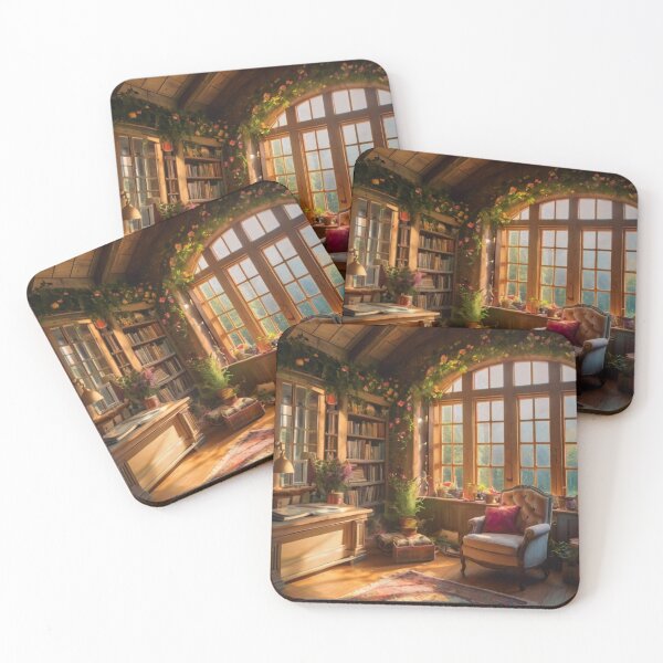 Item preview, Beautiful Enchanted Reading Room of Dreams and Blossoms designed and sold by BlareBlare.