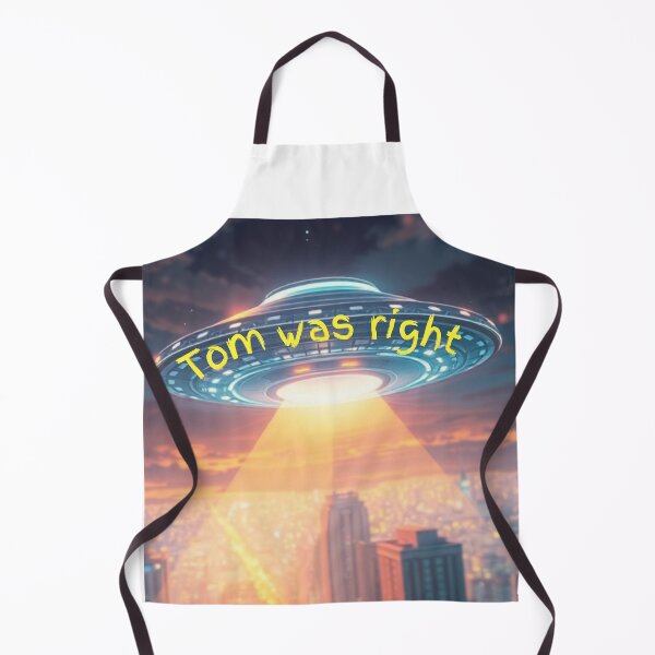 Item preview, UFO message: Tom was right designed and sold by Smileyt-shirt.