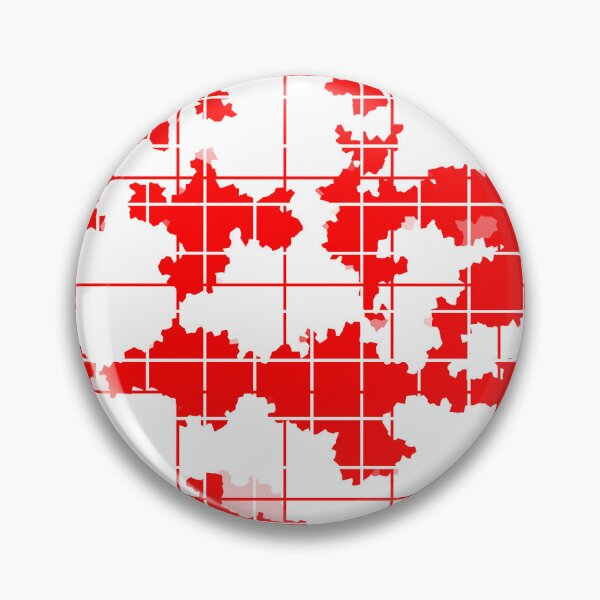 Item preview, Red White Irregular Abstract Pattern Design  designed and sold by PatternTitan.