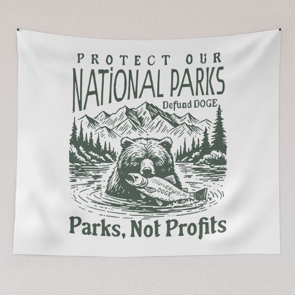 Item preview, Protect Our National Parks Bear Lover designed and sold by GrulkeNedrow.