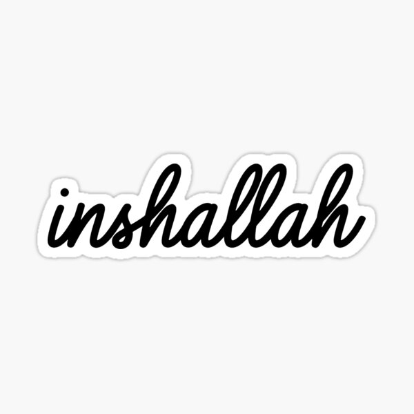 Item preview, Minimalist Inshallah  designed and sold by Digital Art Works  Hub.