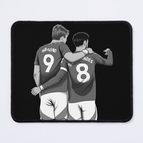 Item preview, Rasmus Højlund and Bruno Fernandes Black and White Version designed and sold by Aldduardo.
