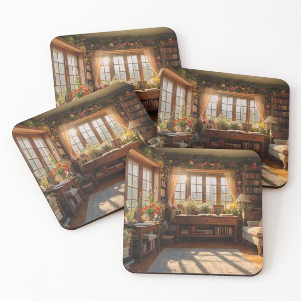Item preview, A Cozy Fairy Tale Haven Books, Flowers, and Gentle Light designed and sold by BlareBlare.